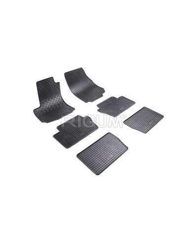RIGUM Floor rubber mats (7 seats) Opel Zafira B (2005-2014) 