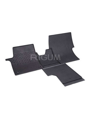 RIGUM Floor rubber mats (2 seats) (+tunnel) Opel Zafira Life I (2019-...) 