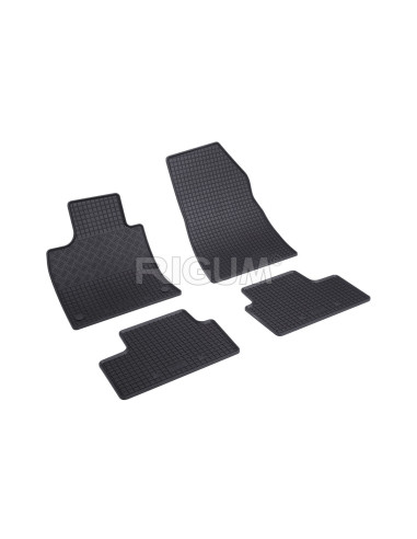 RIGUM Floor rubber mats (3 seats) Renault Master III (2010-...) 