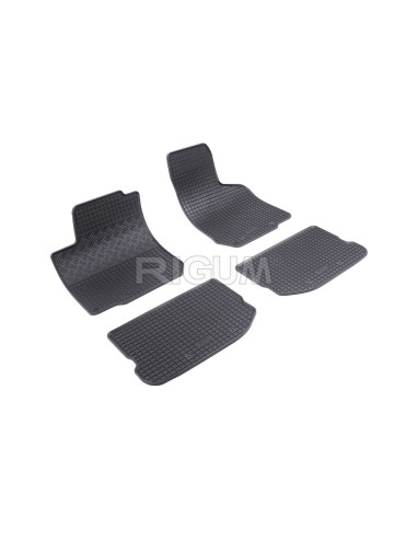 RIGUM Floor rubber mats (2 seats) Skoda Fabia Praktik I (6Y) (1999-2007) 