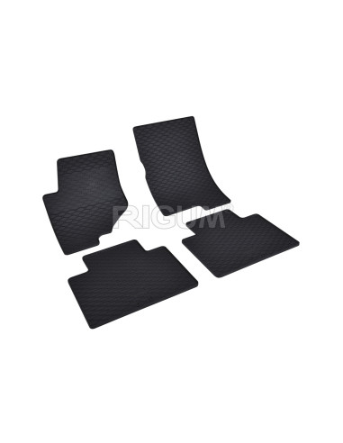 RIGUM Floor rubber mats (2nd row) T5 Transporter/Caravella (2003-2015) - 904451