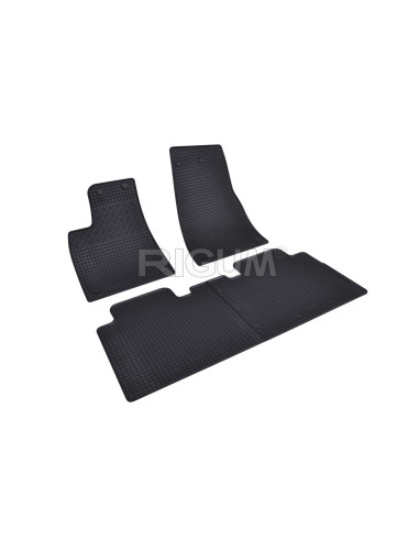 RIGUM Floor rubber mats (double cab) Toyota Hilux VIII (2015-...) 