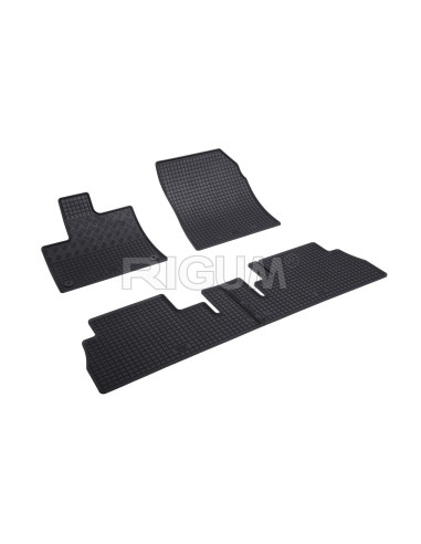 RIGUM Floor rubber mats (2 seats) Volkswagen Caddy IV (SB) (2020-...) 