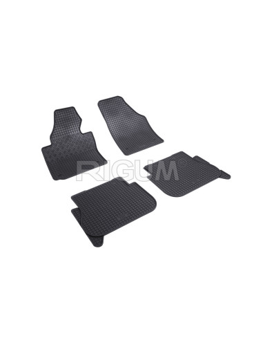 RIGUM Floor rubber mats (5 seats) Volkswagen Caddy III (2K) (2003-2020) 