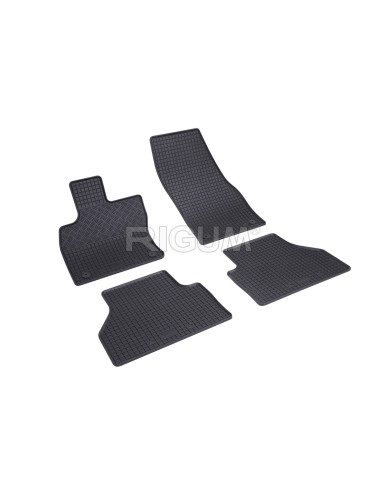 RIGUM Floor rubber mats (5 seats) Volkswagen Caddy IV (SB) (2020-...) 