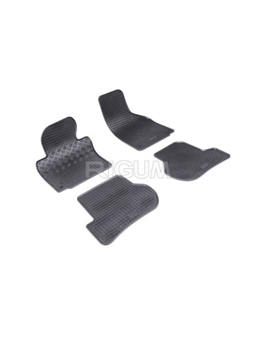 RIGUM Floor rubber mats (3 seats) Volkswagen T6 Transporter VI (2015-2019) 