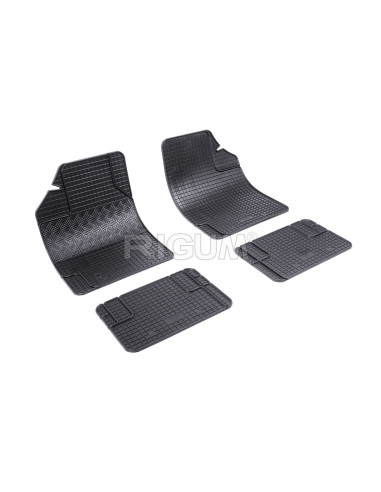 RIGUM Floor rubber mats (lux 1) (4 pieces) Universal 
