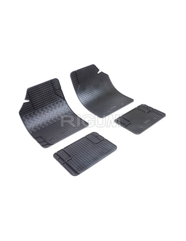 RIGUM Floor rubber mats (lux 2) (4 pieces) Universal 