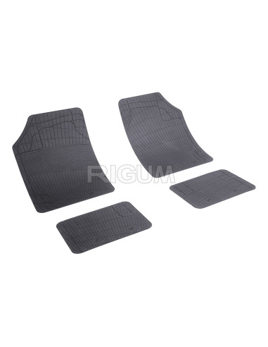 RIGUM Floor rubber mats (4 pieces) Universal 