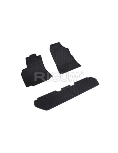 RIGUM Floor rubber mats (packet child) (5 seats) Citroen Berlingo II (B9) (2008-2018) 