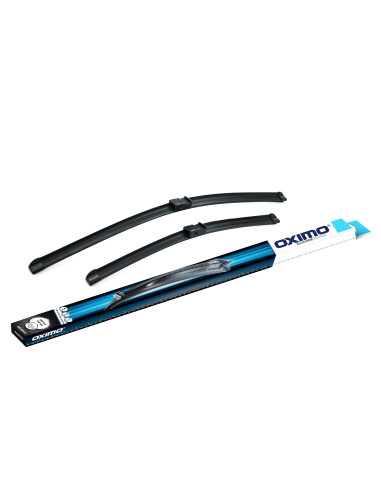 OXIMO Front wiper blades (with wipers running simultaneously from left to right) Volkswagen Touran I (1T) (2003-2006) 