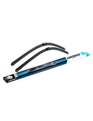 OXIMO Front wiper blades (with wipers running towards middle) Volkswagen Touran I (1T) (2003-2006) 